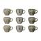Hello Honey® 12oz. Green & Blue Geometric Stoneware Mug Set